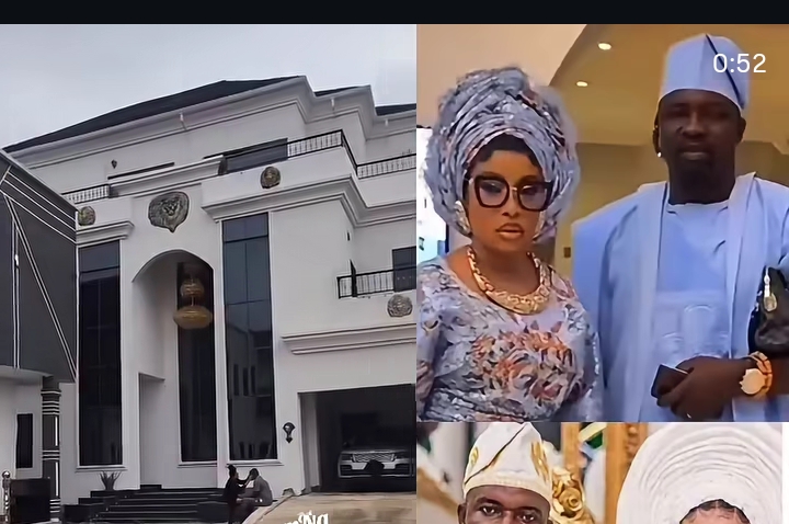Lizzy Anjorin and husband showoff mansion in rare public display affection 1 Lizzy Anjorin and husband showoff mansion in rare public display affection