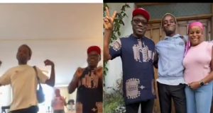 Governor Soludo and son, Ozonna dance in family video Governor Soludo and son Ozonna, dance together