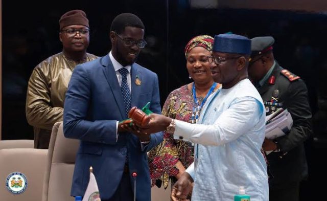 Senegal’s President Faye elected new ECOWAS Chairman Senegal’s President Faye elected new ECOWAS Chairman
