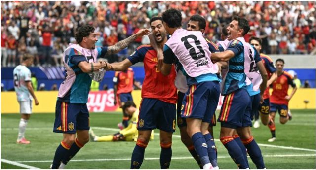 Spain defeats Belgium to progress to semifinals