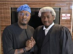 Taye Currency celebrates son on call to Nigerian Bar Taye Currency celebrates son on call to Nigerian Bar