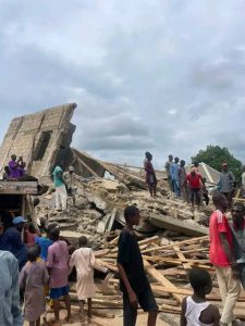 Two-storey building collapses in Sokoto 1 Two-storey building collapses in Sokoto