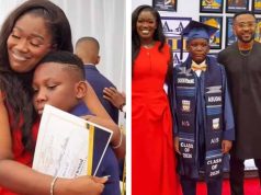 Warri Pikin’s son graduates from Primary school