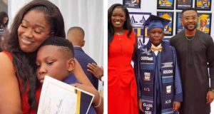 Warri Pikin’s son graduates from Primary school