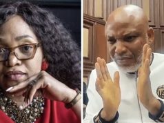 Nnamdi Kanu’s wife denies filing for divorce Nnamdi Kanu's wife denies filing for divorce
