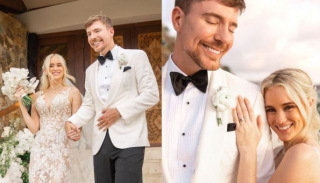 YouTuber, Mr Beast marries long time partner, Thea Booysen