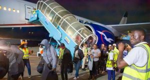 282 more evacuated Nigerians arrive from South Africa 282 more evacuated Nigerians arrive from South Africa