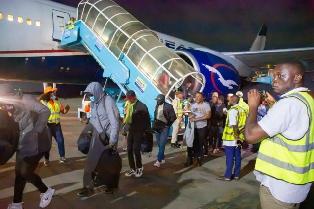 282 more evacuated Nigerians arrive from South Africa 282 more evacuated Nigerians arrive from South Africa