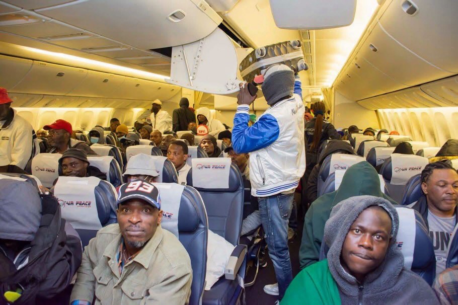 282 more evacuated Nigerians arrive from South Africa 2 282 more evacuated Nigerians arrive from South Africa