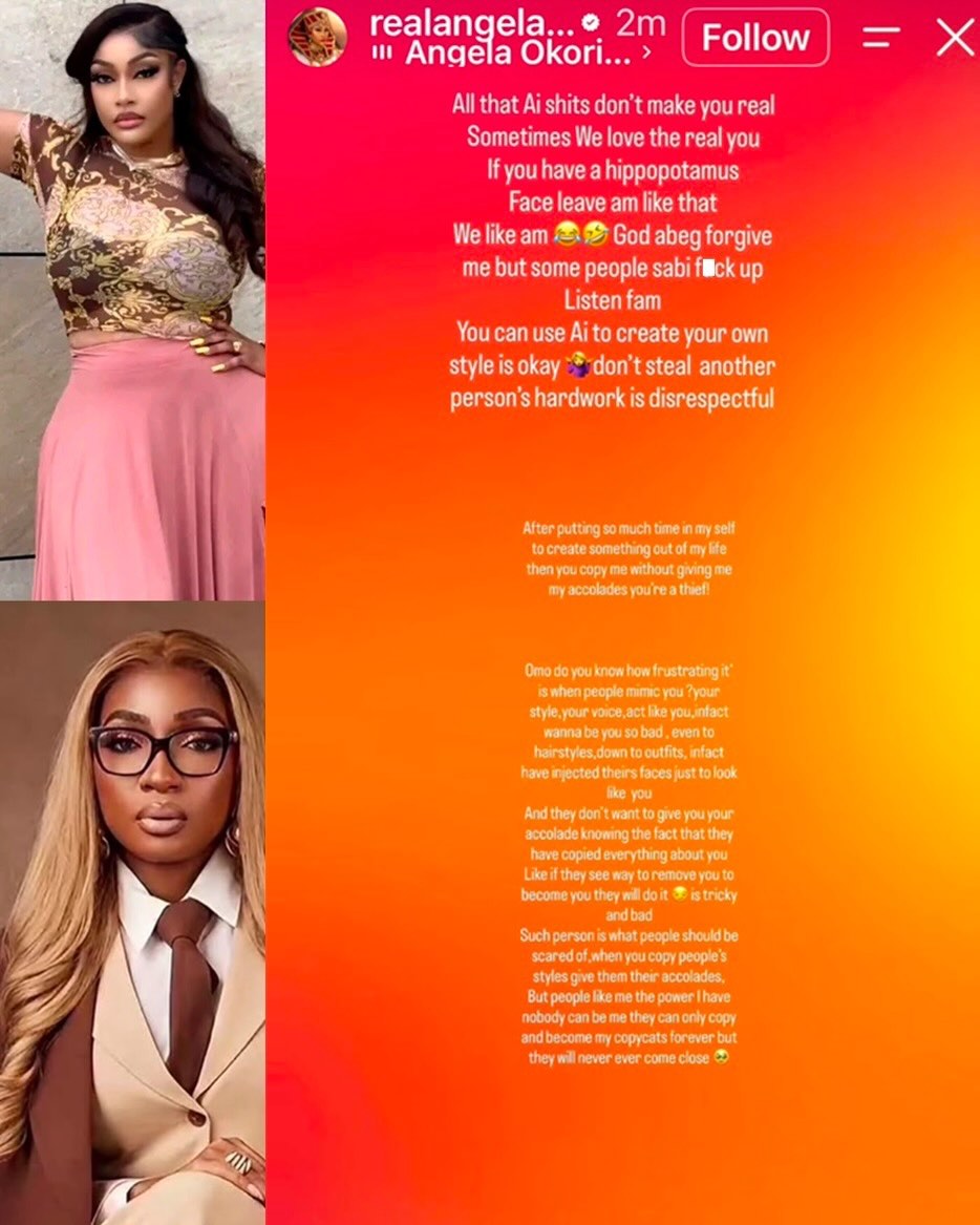 Anita na bad person - Angela Okorie reacts to AI edited image saga 2 Anita na bad person - Angela Okorie weighs in on AI edited image saga