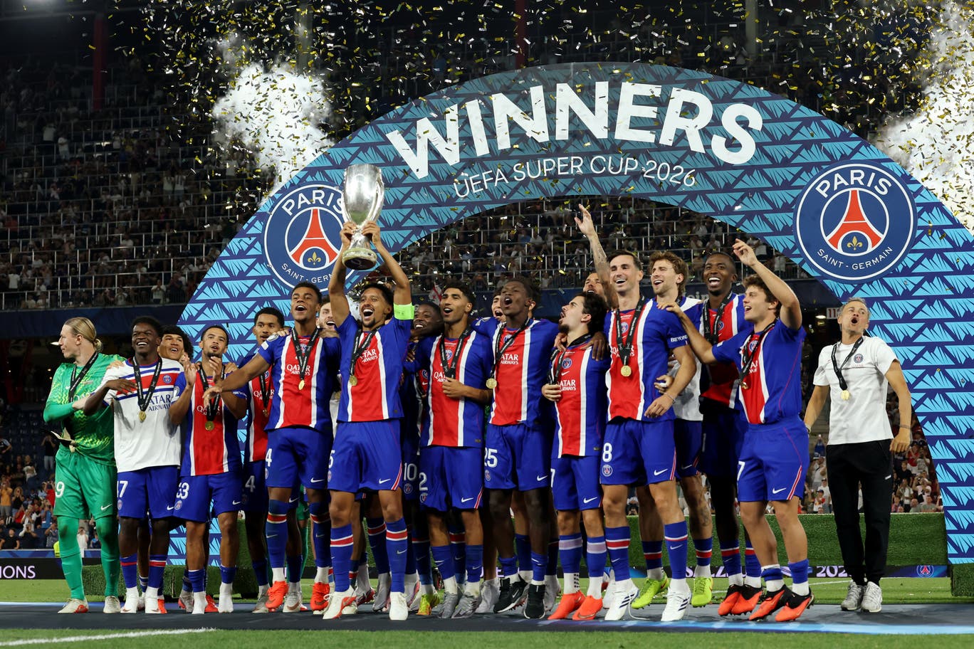 PSG defeat Aston Villa to retain UEFA Super Cup 1 PSG defeat Aston Villa to retain UEFA Super Cup
