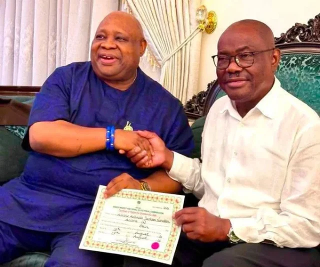 ADELEKE VISITS WIKE
