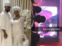 Adekunle Gold & Simi dedicate baby in church Adekunle Gold & Simi dedicate baby in church