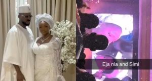 Adekunle Gold & Simi dedicate baby in church Adekunle Gold & Simi dedicate baby in church