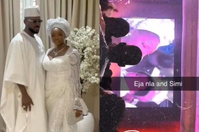 Adekunle Gold & Simi dedicate baby in church