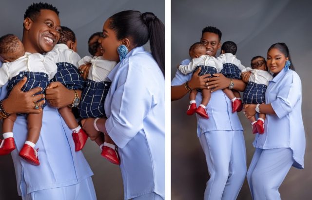 Allah was writing our story, Lateef Adedimeji thanks God for triplets Allah was writing our story, Lateef Adedimeji thanks God for triplets