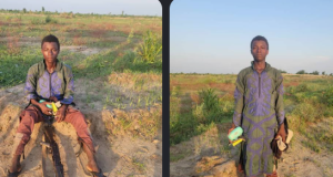 Photos: Boko Haram fighter surrenders with AK-47 in Borno
