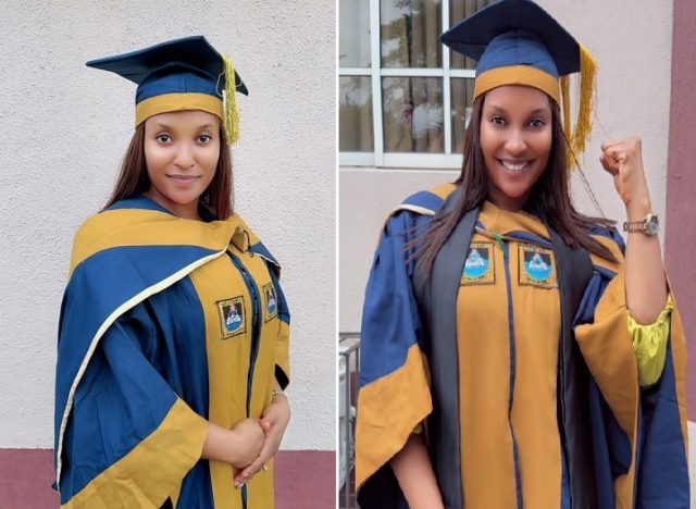 CEO RTWO Fashion Olaide Olaogun celebrates as she Graduates with outstanding CGPA Olaide Olaogun