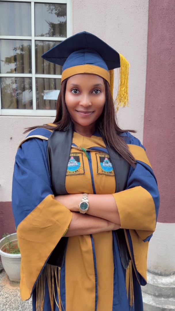 CEO RTWO Fashion Olaide Olaogun celebrates as she Graduates with outstanding CGPA 3 Olaide Olaogun Graduates