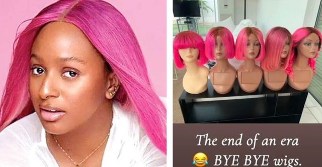 DJ Cuppy bids farewell to her PINK WIGS