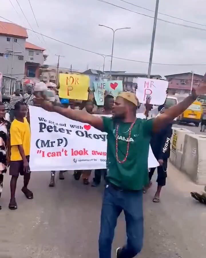 Uche Maduagwu takes to Lagos streets in support of Peter Okoye 2 FB IMG 1786427714046