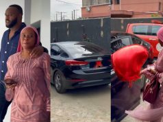 Femi Adebayo gifts daughter a car Femi Adebayo gifts daughter a car