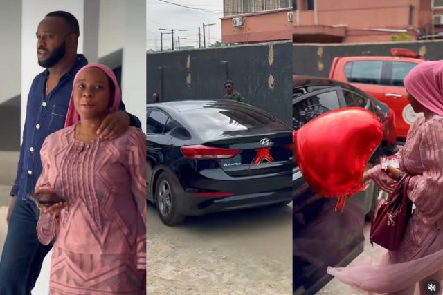 Femi Adebayo gifts daughter a car
