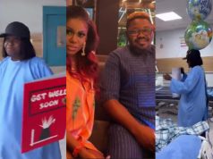 Niniola shares final moment with late husband at the hospital Niniola shares final moment with husband at the hospital