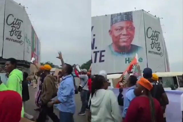 Sowore leads "Tinubu Must Go" protest in Abuja Sowore leads "Tinubu Must Go" protest in Abuja