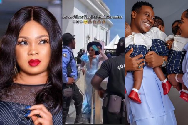 Regina Chukwu bounced at Lateef Adedimeji's triplet grand Thanksgiving Regina Chukwu bounced at Lateef Adedimeji's triplet grand Thanksgiving