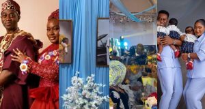 Colleagues, families arrive thanksgiving of Mo Bimpe, Lateef Adedimeji Triplet Colleagues, families arrive thanksgiving of Mo Bimpe, Lateef Adedimeji Triplet