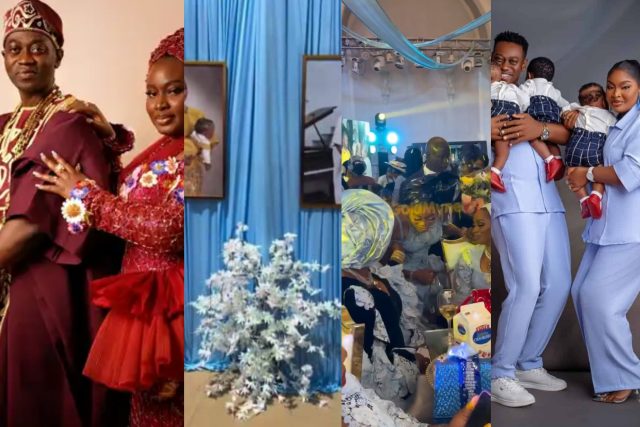 Colleagues, families arrive thanksgiving of Mo Bimpe, Lateef Adedimeji Triplet