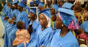 FG gives N1m each to rescued Chibok girls after graduation FG gives N1m each to rescued Chibok girls after graduation