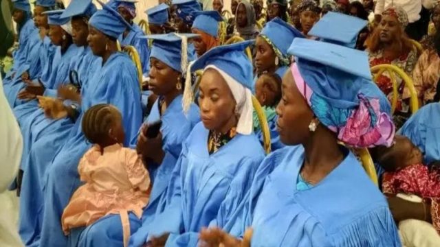 FG gives N1m each to rescued Chibok girls after graduation FG gives N1m each to rescued Chibok girls after graduation