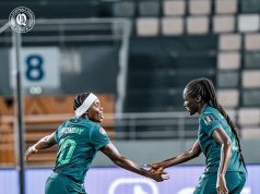 Super Falcons thrash Egypt 6-2 to reach Quarter finals Super Falcons thrash Egypt 6-2 to reach Quarter finals