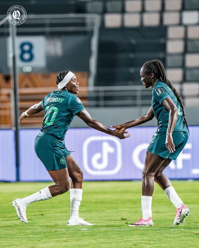Super Falcons thrash Egypt 6-2 to reach Quarter finals Super Falcons thrash Egypt 6-2 to reach Quarter finals