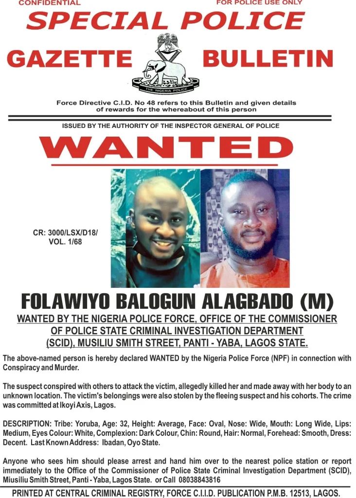Police declares two men wanted over alleged woman's mu.rder 1 Police declares two men wanted over alleged mu.rder