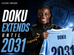 Doku signs 5 years contract at Manchester City Doku signs 5 years contract at Manchester City