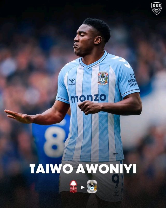 Coventry City signs Taiwo Awoniyi