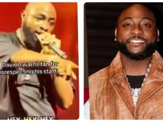 Davido warns fan for disrespecting his staff at UK concert