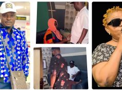 Kunle Afod visits late Saint Janet’s children