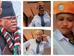 Doris Ogala celebrates Ademola Adeleke’s victory