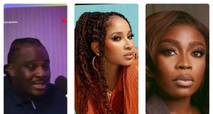 BaeU reveals crush on Bolaji Ogunmola, Adesua Etomi