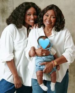 Ini Dima-Okojie shares four-generation photos 2 Ini Dima-Okojie shares four-generation photos