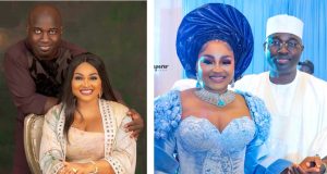 Kazim Adeoti gushes over wife, Mercy Aigbe Kazim Adeoti gushes over wife, Mercy Aigbe