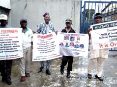 Military pensioners set to protest over unpaid salary adjustment Military pensioners set to protest over unpaid salary adjustment