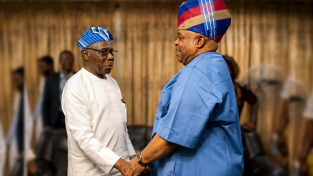 Obasanjo visits Adeleke
