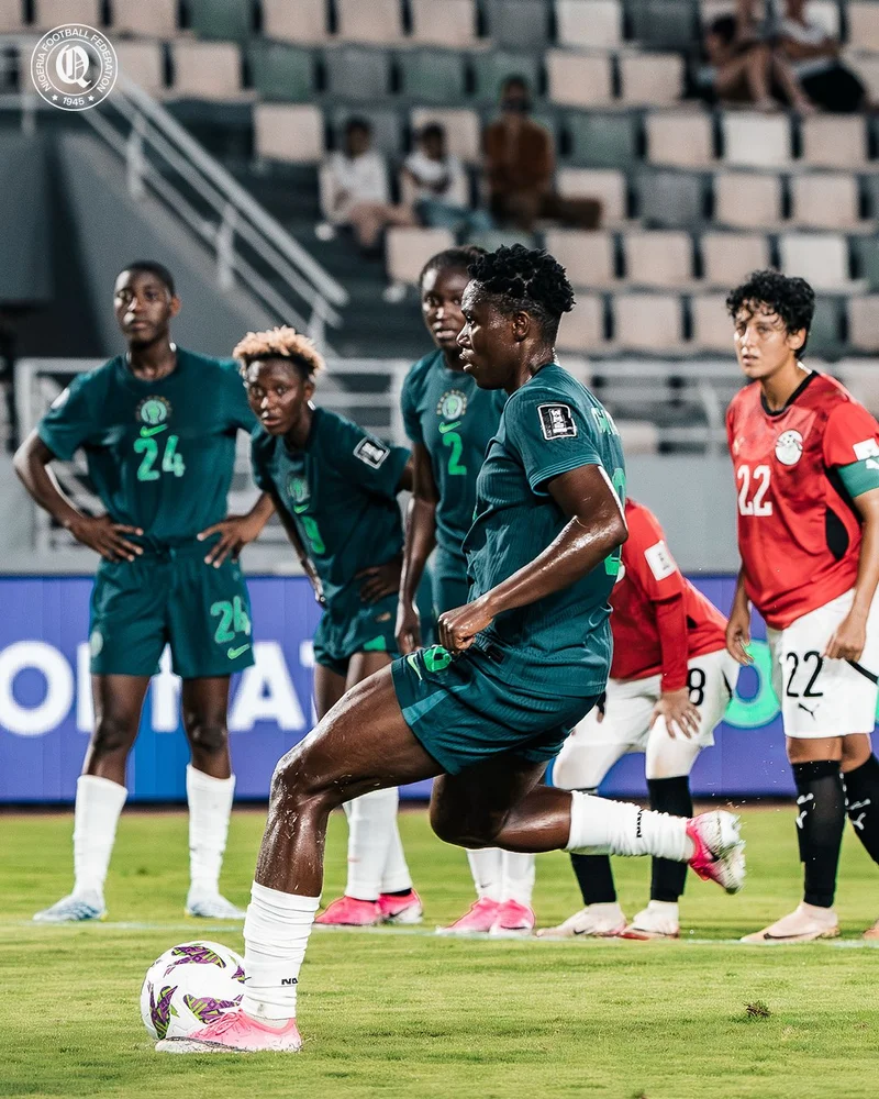 Super Falcons thrash Egypt 6-2 to reach Quarter finals 1 Super Falcons thrash Egypt 6-2 to reach Quarter finals