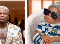 Portable shares cute photos of son, Fijabi