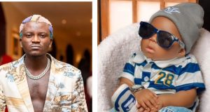Portable shares cute photos of son, Fijabi